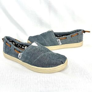 TOMS Denim Bimini Chambray Kids- Size 12.5